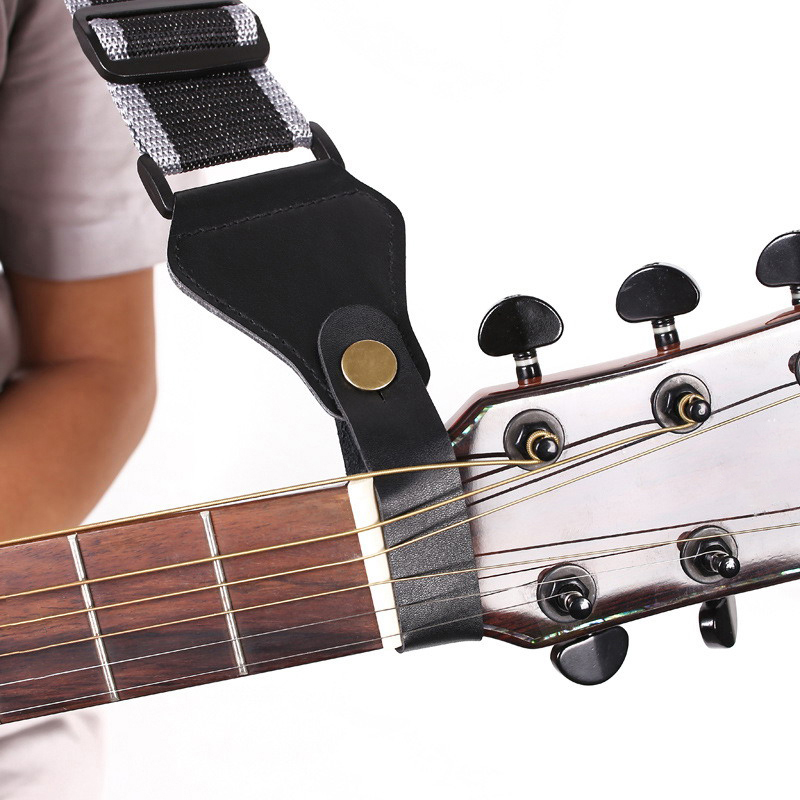 Leather Classic Strap - 1Pc Folk Guitar Strap Buckle Leather