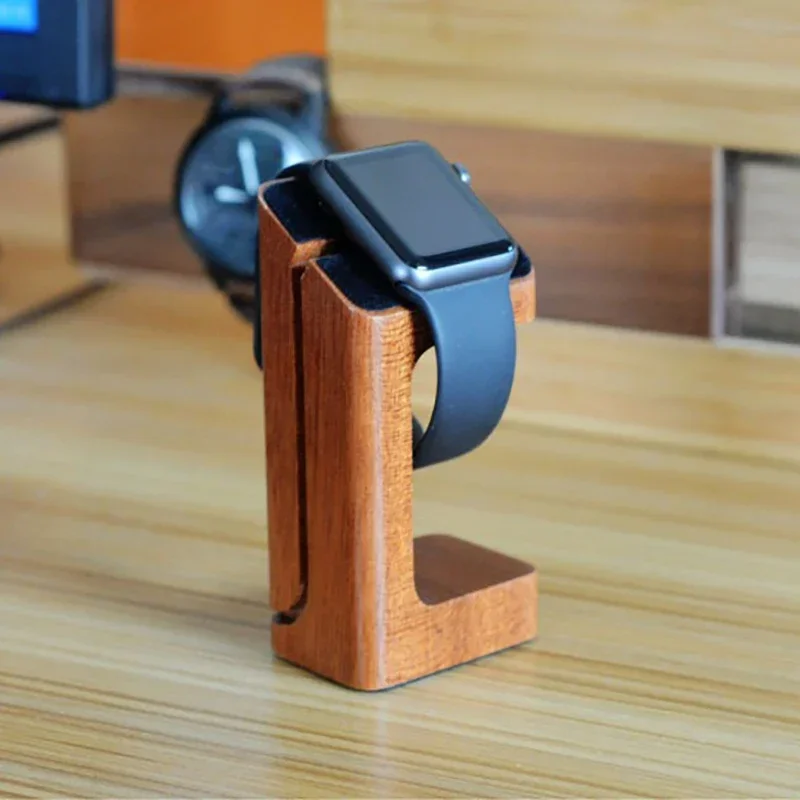 Wooden Apple Watch Charger Sta - Smartwatch Watch Accessories avis et prix
