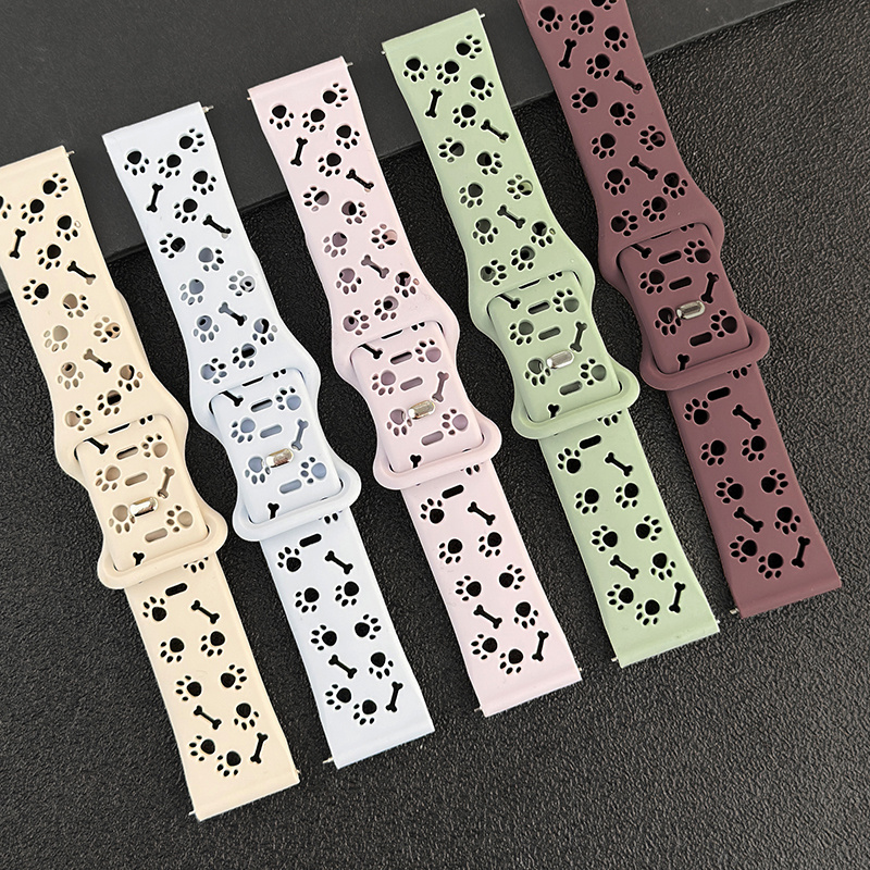 Hollow-out Dog Paw Strap 22mm  - Titan Smartwatch Accessories avis et prix