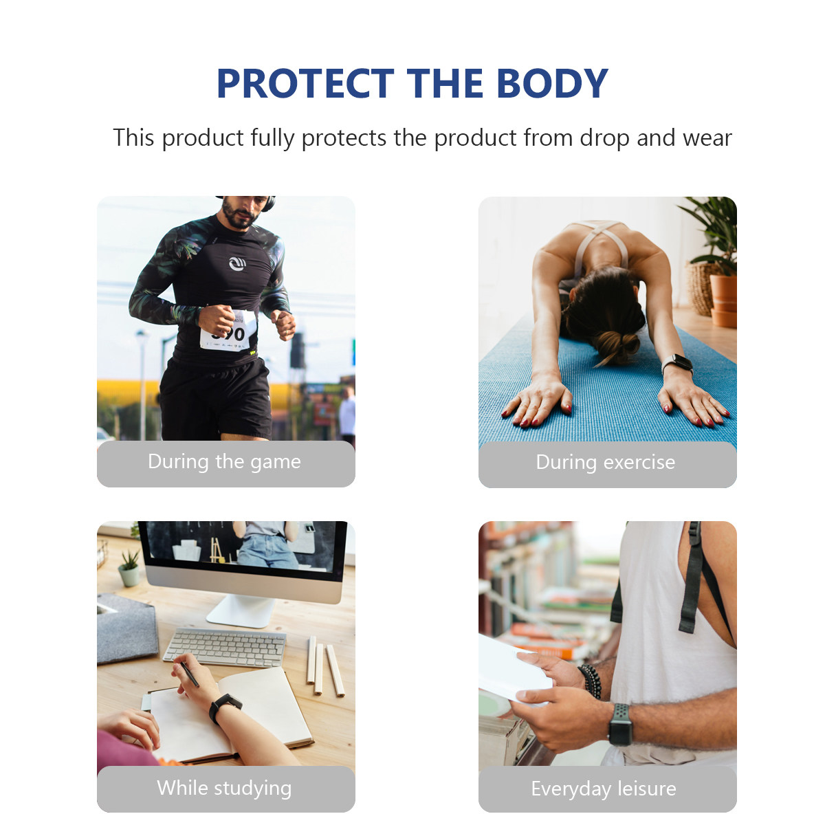 Watch Protective Case Frame Pc - Smartwatch Case avis et prix