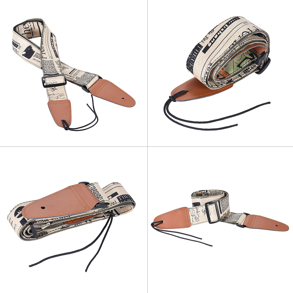 Comfortable Adjustable Guitar  - Leather Classic Strap avis et prix