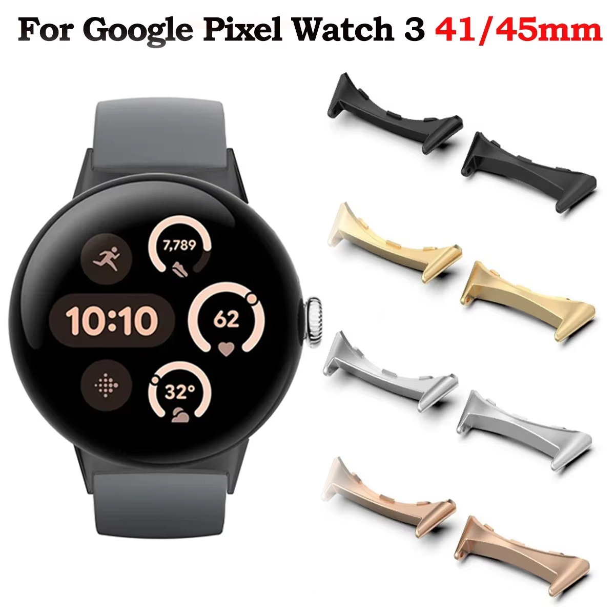 2pcs Watch Strap Connector Ada - Smartwatch Watch Accessories avis et prix