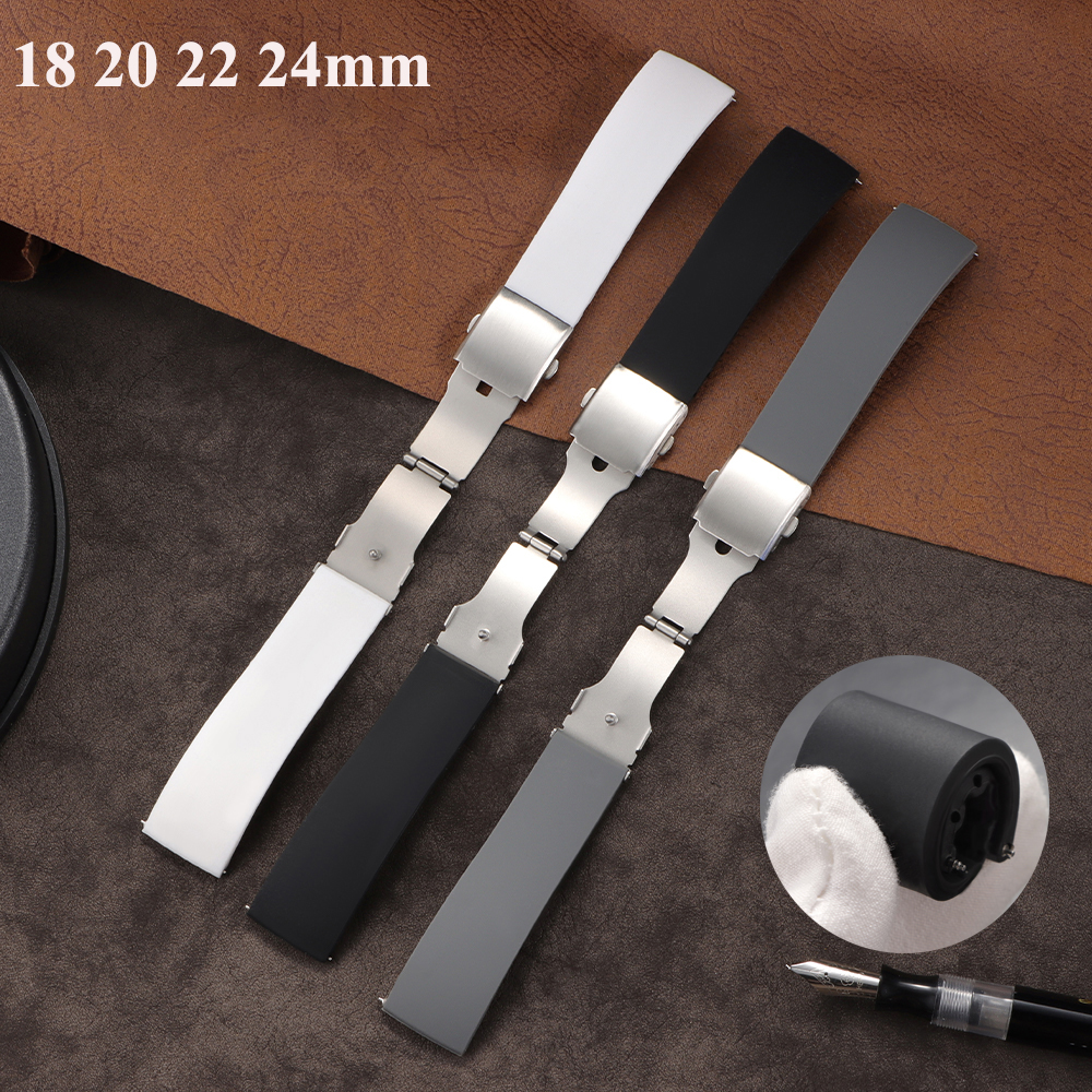Quick Release Silicone 18mm 20 - Fossil Smartwatch Accessories avis et prix