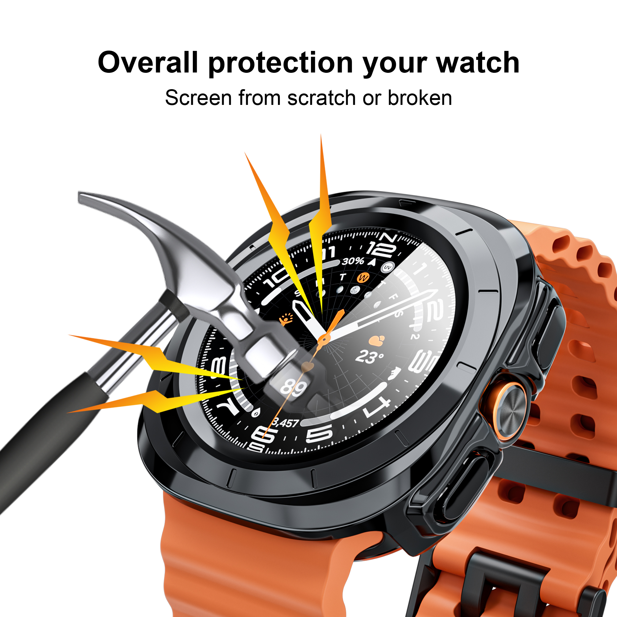 Case for Samsung Galaxy Watch  - Samsung Smartwatch Ultra Accessories avis et prix