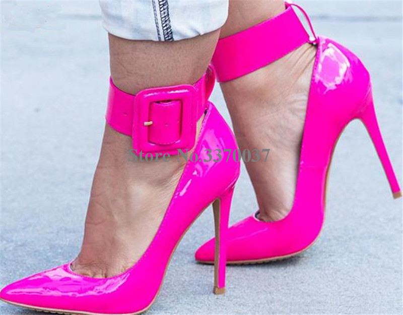 Ladies Charming Pink Patent Le - Leather Classic Strap avis et prix