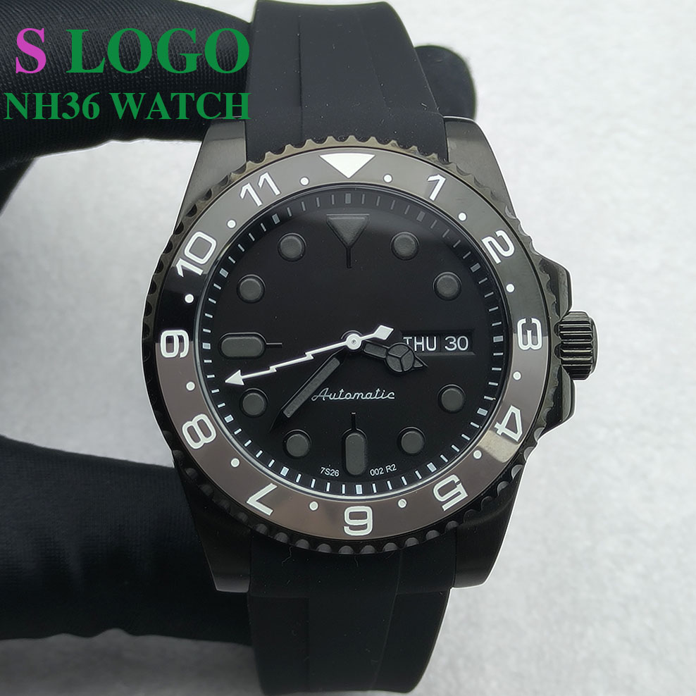 40MM NH36 Watch Black Men's St - Accessories With Watch avis et prix