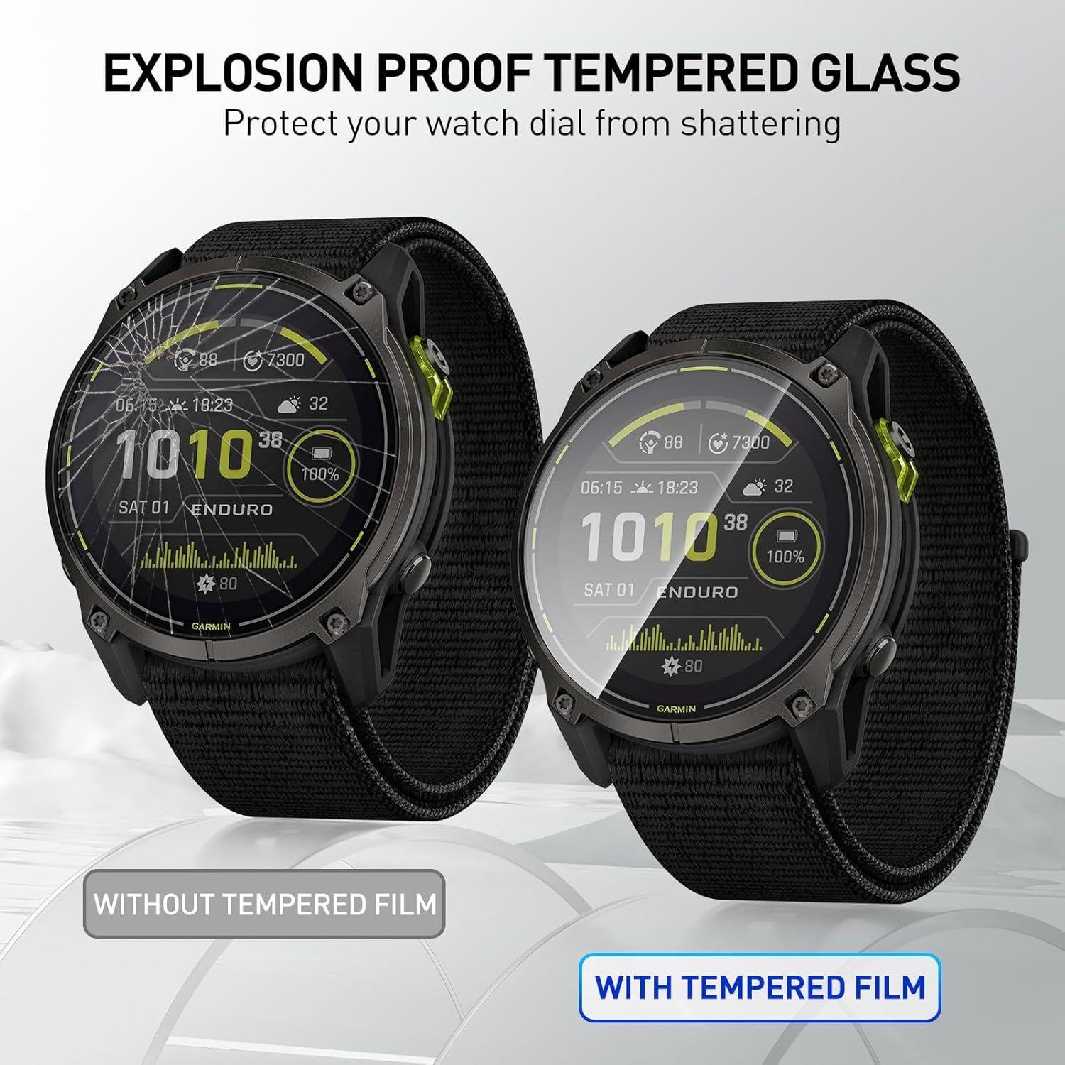 Tempered Glass Films For Garmi - Watch Face Protector avis et prix