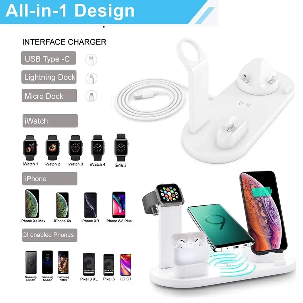 30W 7 in 1 Wireless Charger St - Wireless Charger Watch avis et prix