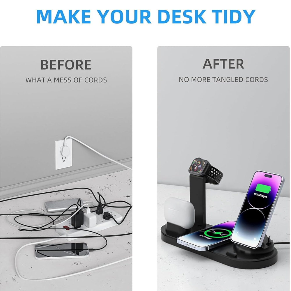 30W 7 in 1 Wireless Charger St - Wireless Charger Watch avis et prix