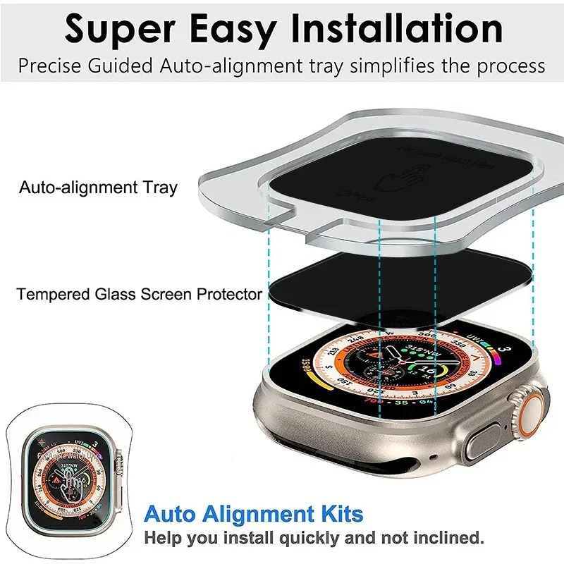 Tempered Glass for Apple Watch - Watch Face Protector avis et prix
