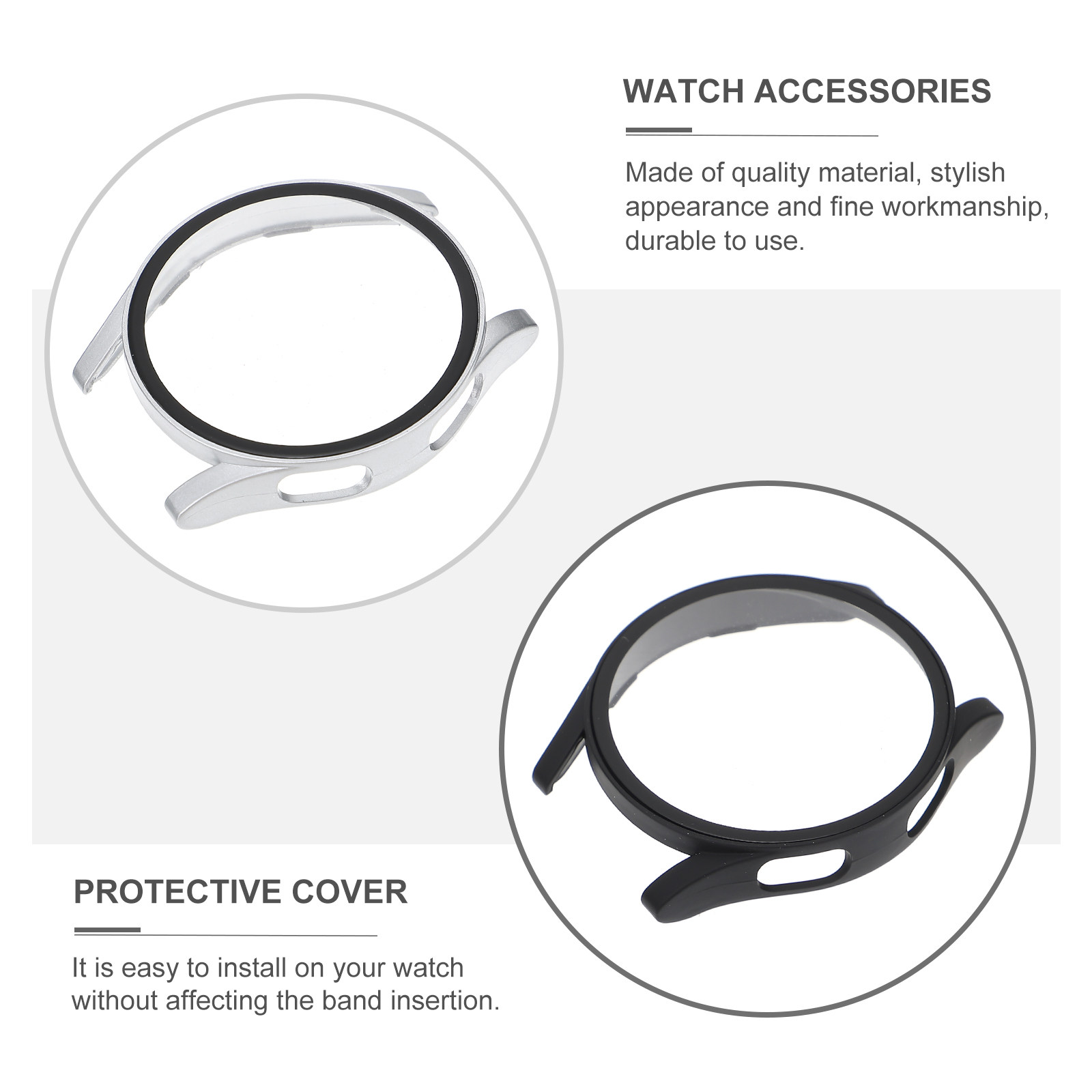 2Pcs Premium Watch Protective  - Smartwatch Case avis et prix