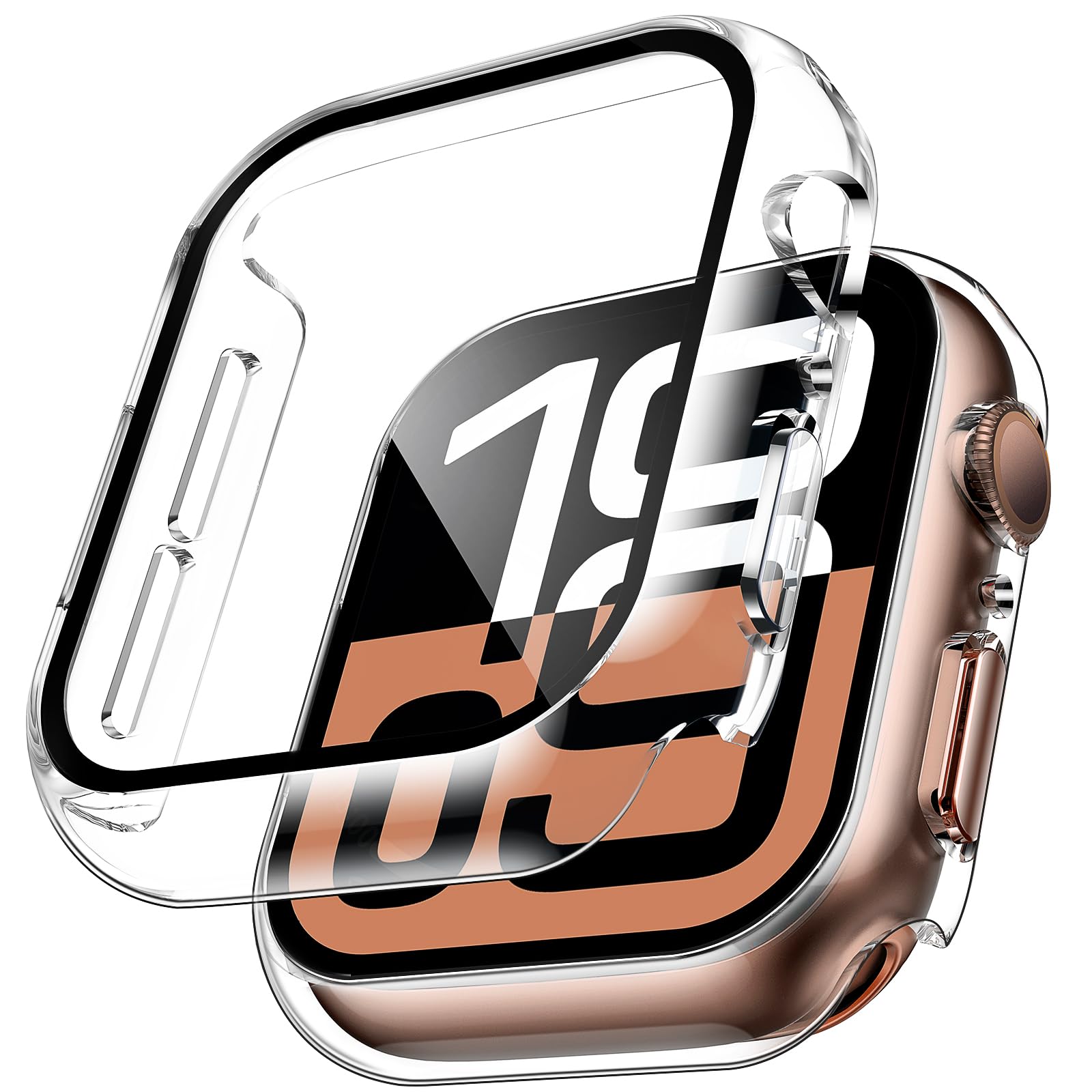 2pcs Tempered Glass Case For A - Watch Case Bumper avis et prix