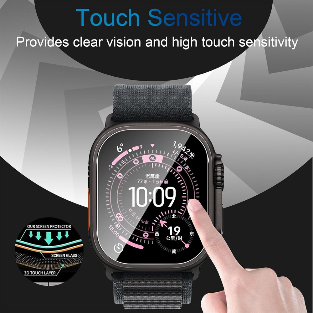 Tempered Glass For Apple Watch - Smartwatch Case avis et prix