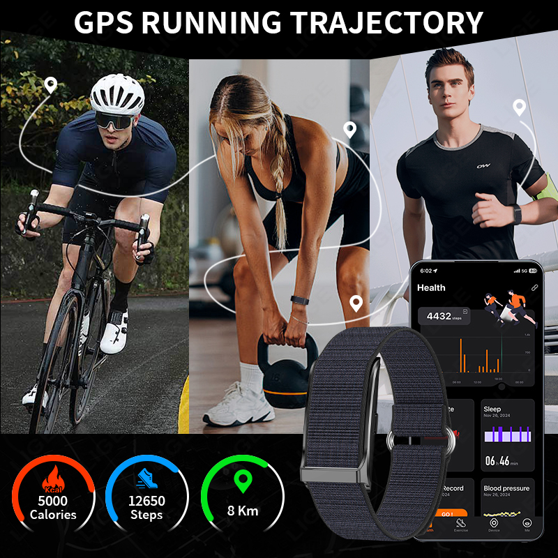 LIGE Smart Watch Heart Rate Bl - Android Smartwatch Accessories avis et prix