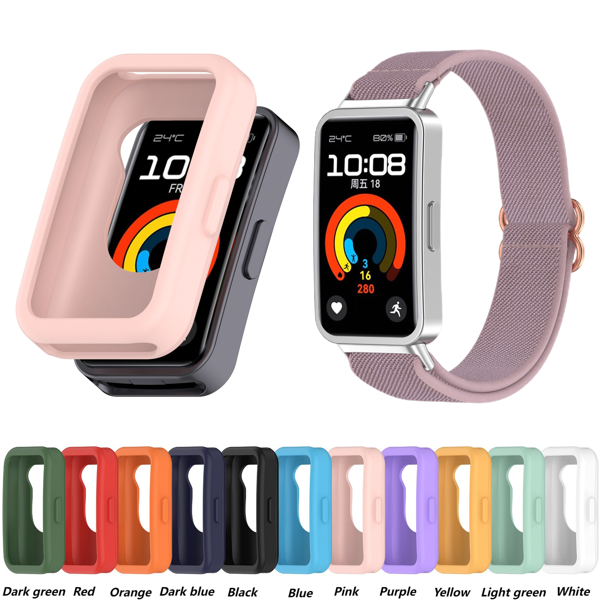 Silicone case For Huawei band  - Sport Loop Strap avis et prix