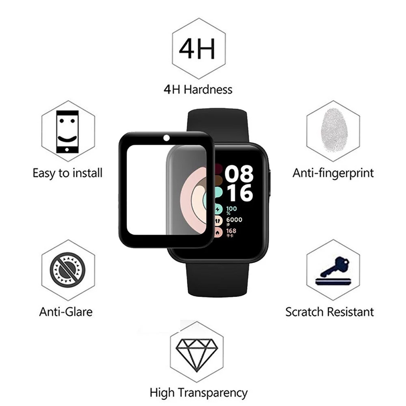 2 Pcs Tempered Glass for Redmi - Smart Watch Accessories avis et prix