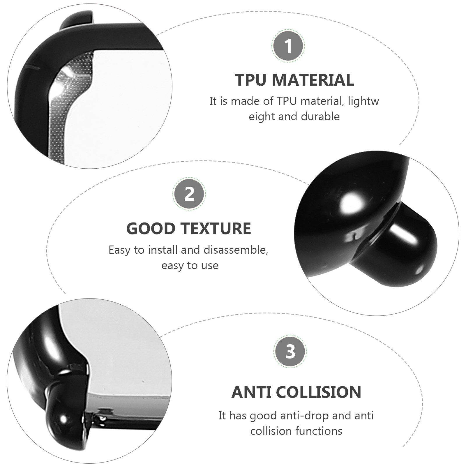 3Pcs Tpu Watch Shell Protectiv - Smartwatch Case avis et prix