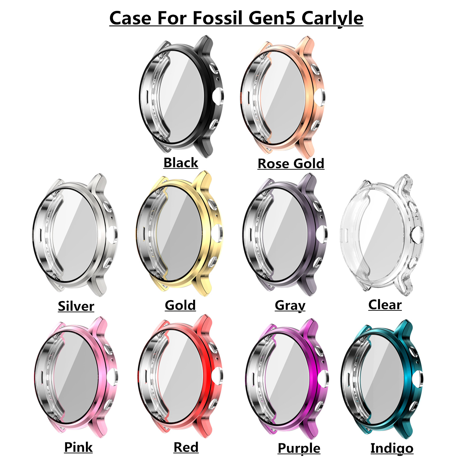 TPU Protective Cover Case For  - Fossil Smartwatch Accessories avis et prix