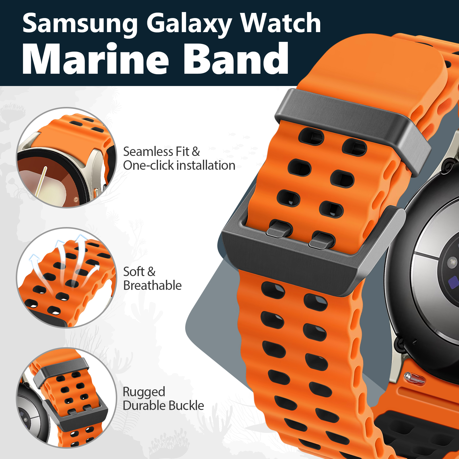 Band for Samsung Galaxy Watch  - Samsung Smartwatch Ultra Accessories avis et prix