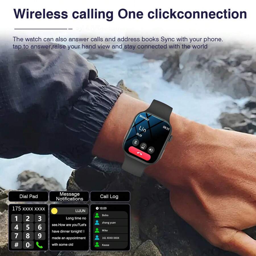 New Smartwatch with Wireless C - Smartwatch Touch avis et prix