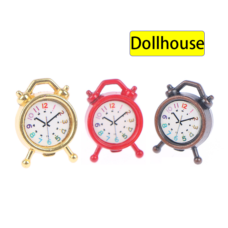 1PC 1:12 Scale Alarm Clock Dol - Accessories With Watch avis et prix
