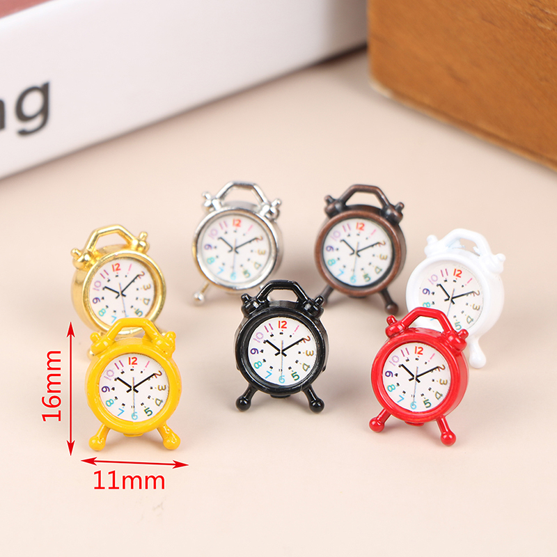 1PC 1:12 Scale Alarm Clock Dol - Accessories With Watch avis et prix