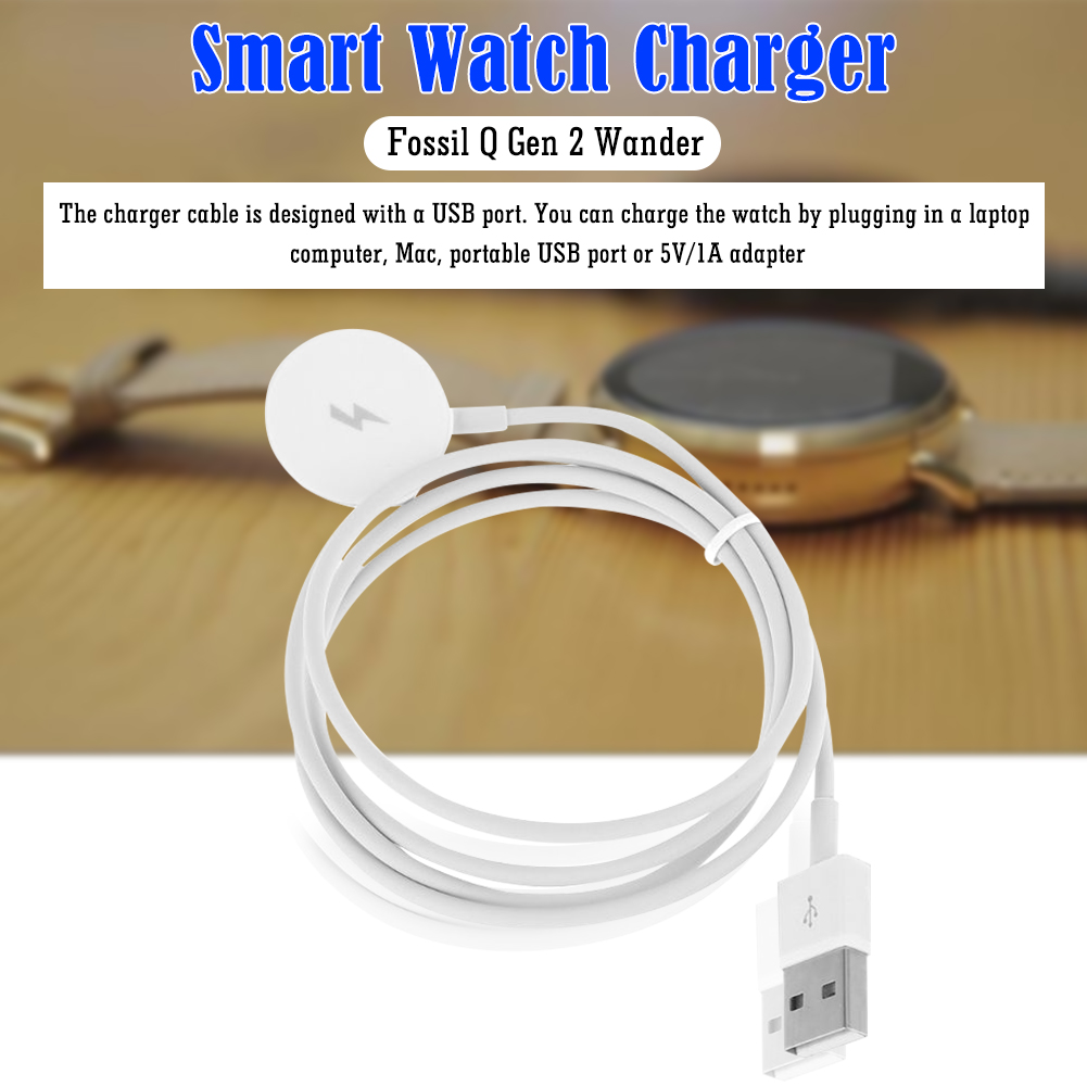 1m Smart Watch Magnetic Charge - Fossil Smartwatch Accessories avis et prix