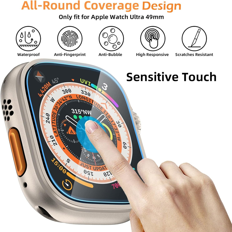 Tempered Glass For Apple Watch - Watch Face Protector avis et prix