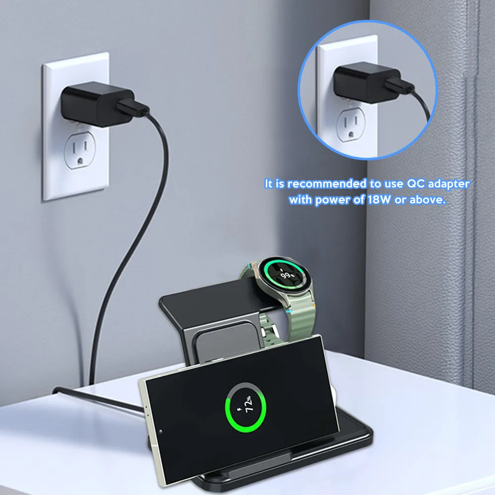3 IN 1 Wireless Charger Statio - Wireless Charger Watch avis et prix