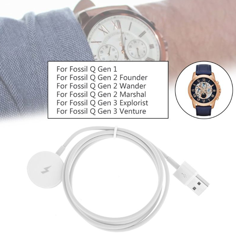 USB Watch Charger Adapter Shor - Fossil Smartwatch Accessories avis et prix