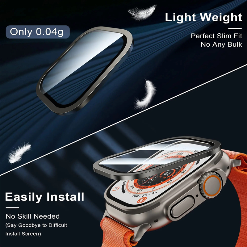 Tempered Glass for Apple Watch - Watch Case Bumper avis et prix