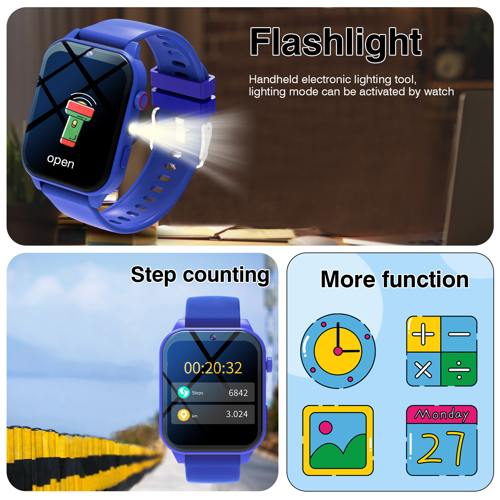 Kids′s Smart Watch 18 Games Ca - Smartwatch Touch avis et prix