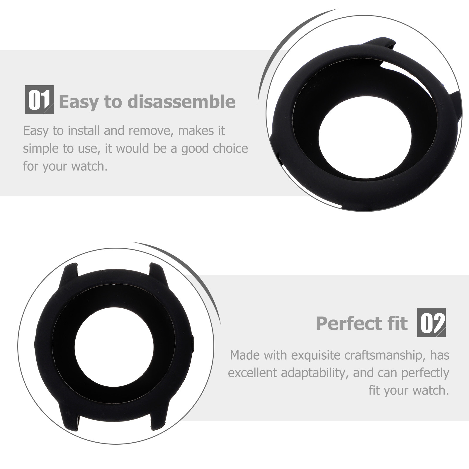 1Pcs Exquisite Fashionable Sil - Smartwatch Case avis et prix