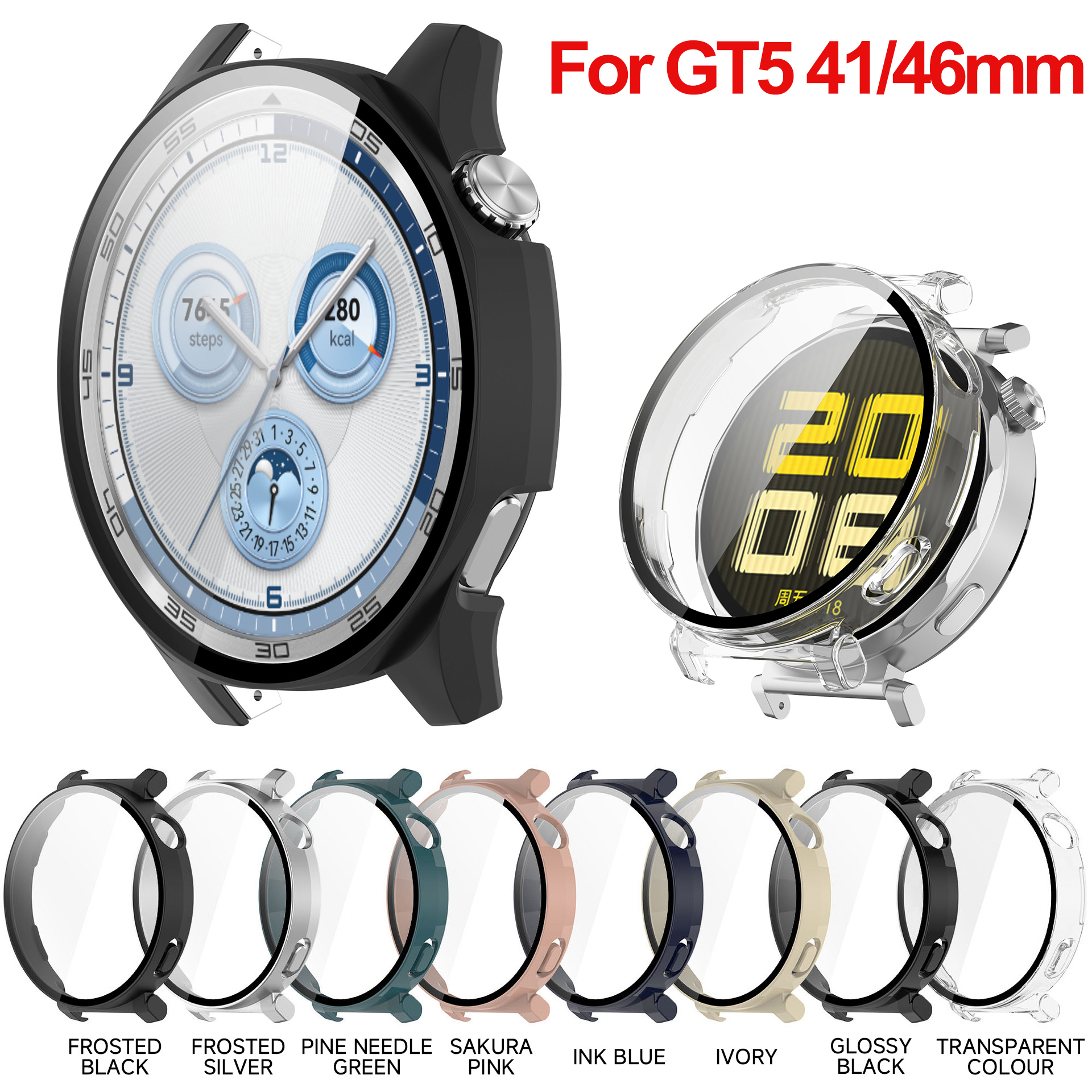 Tempered glass case For Huawei - Titan Smartwatch Accessories avis et prix