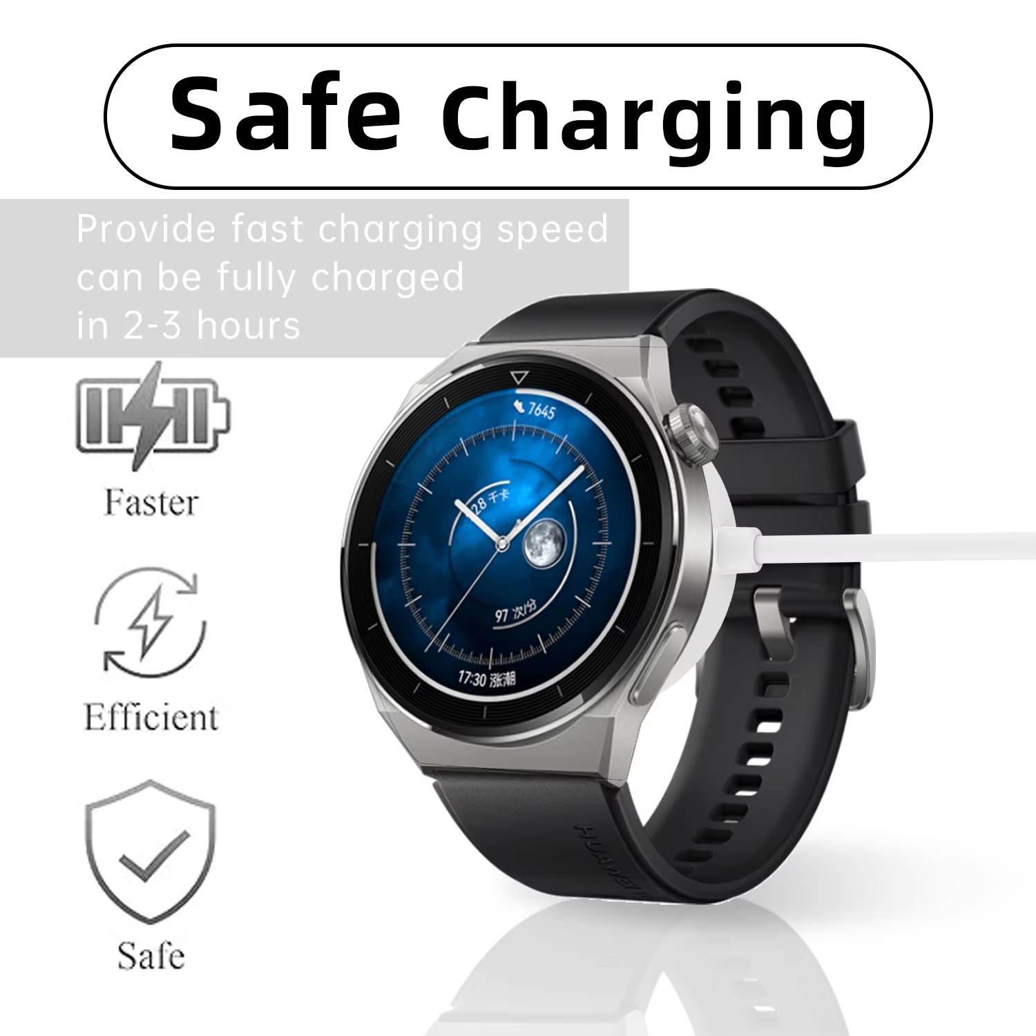 Magnetic USB Charging Cable fo - Android Smartwatch Accessories avis et prix