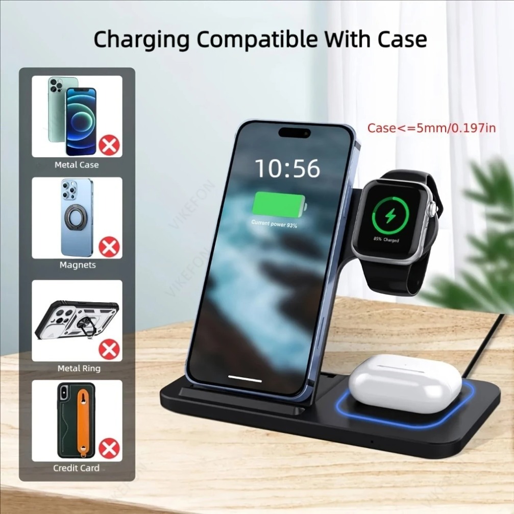 Foldable 3 in 1 Wireless Charg - Wireless Charger Watch avis et prix