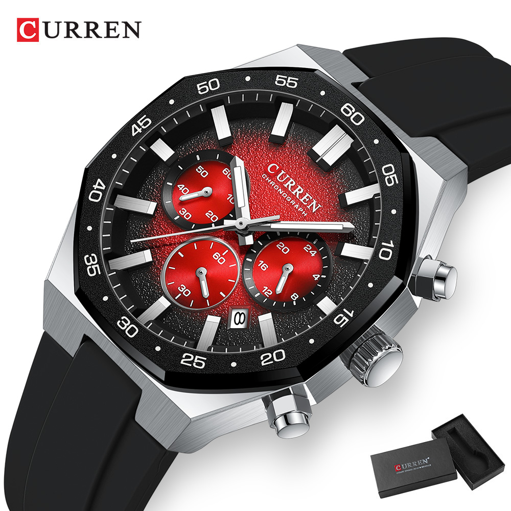 CURREN Fashion Casual Men Spor - Accessories With Watch avis et prix