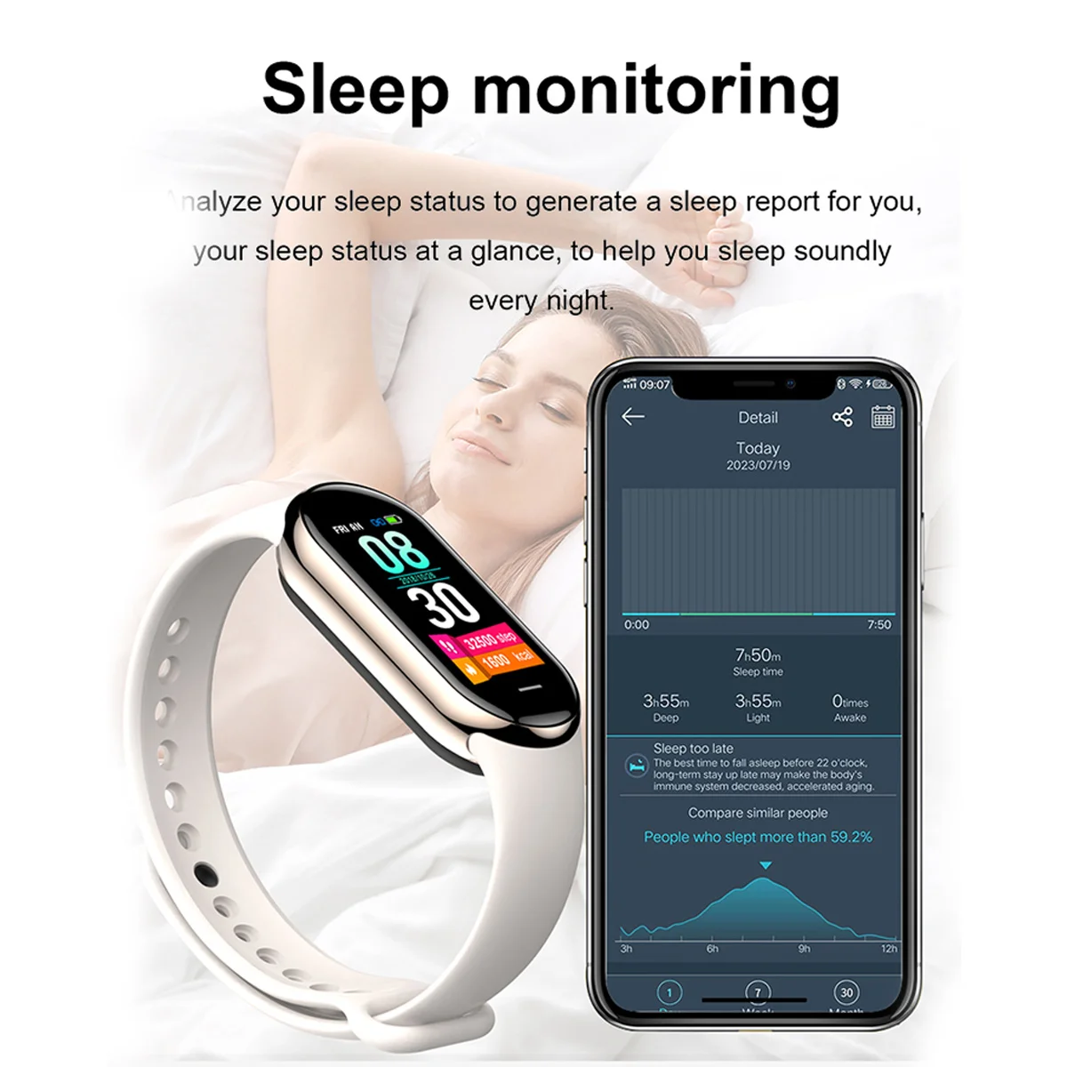 New Original Small M8 Band Sma - Android Smartwatch Accessories avis et prix