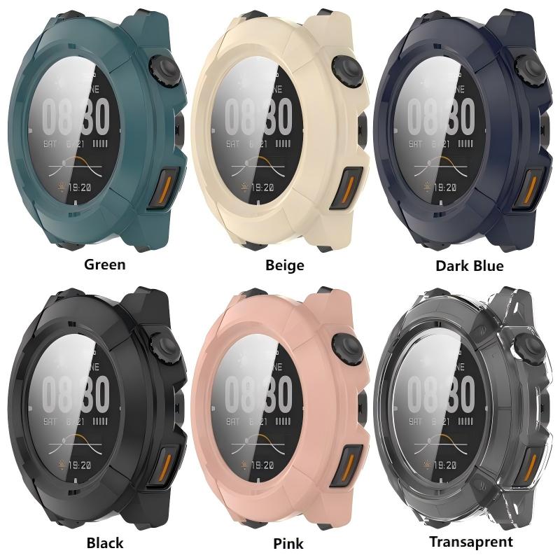 PC+Tempered Glass Case for COR - Android Smartwatch Accessories avis et prix
