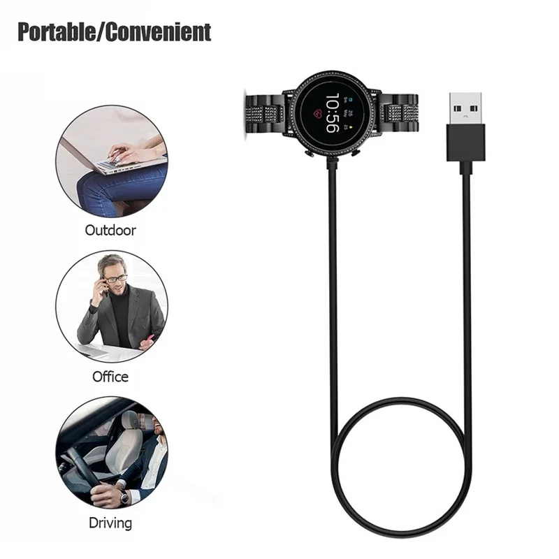 1M USB Magnetic Fast Charger D - Fossil Smartwatch Accessories avis et prix