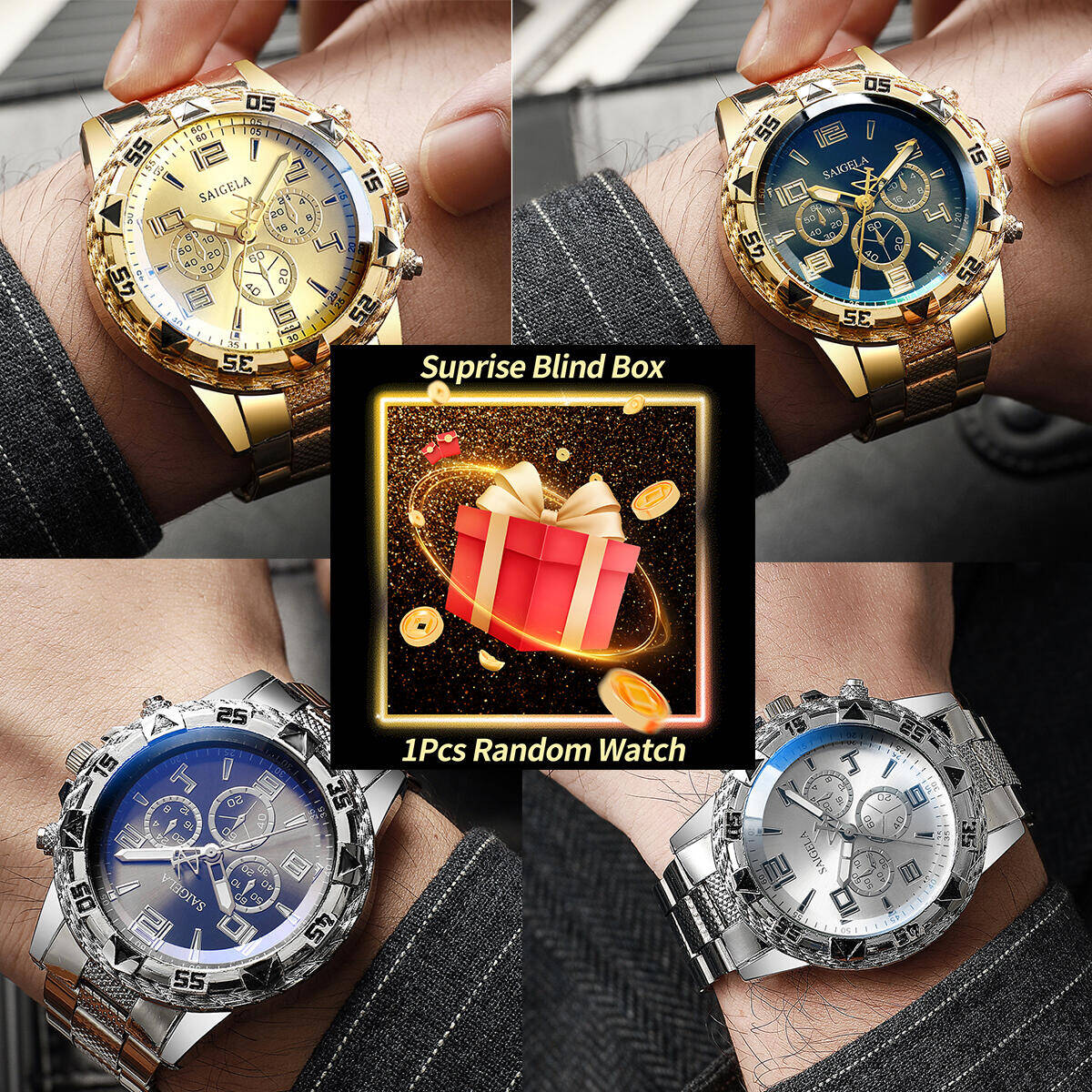 1PC Surprise Mystery Watch Bli - Accessories With Watch avis et prix