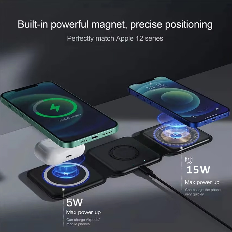 3 in 1 Magnetic Portable Wirel - Wireless Charger Watch avis et prix