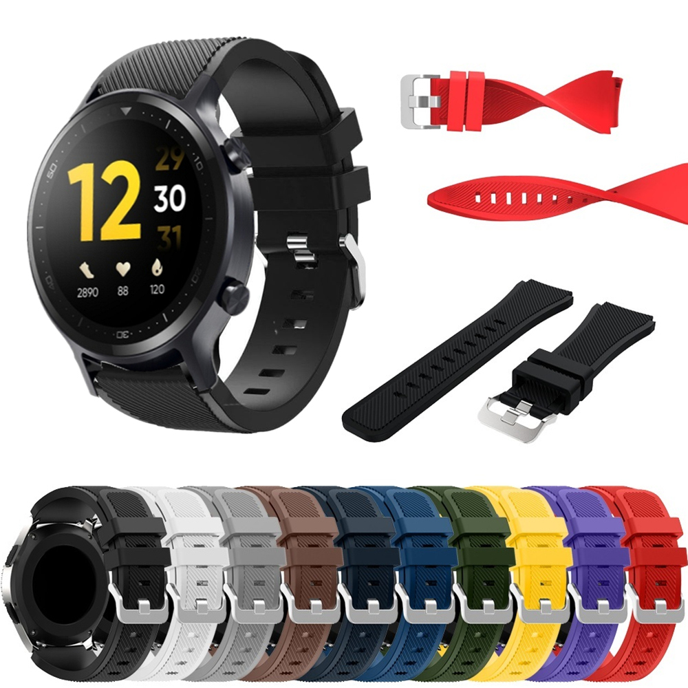 22mm Silicone Strap For Realme - Fossil Smartwatch Accessories avis et prix