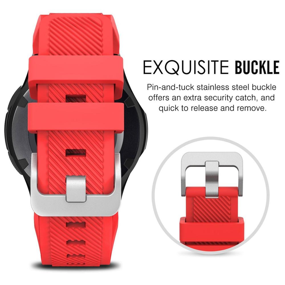 22mm Silicone Strap For Realme - Fossil Smartwatch Accessories avis et prix