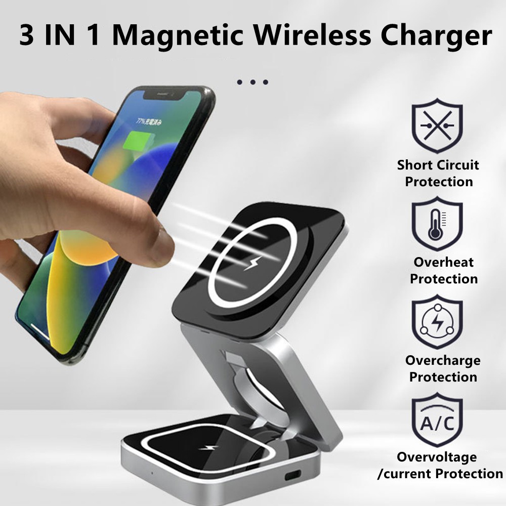 Foldable Magnetic Wireless Cha - Wireless Charger Watch avis et prix