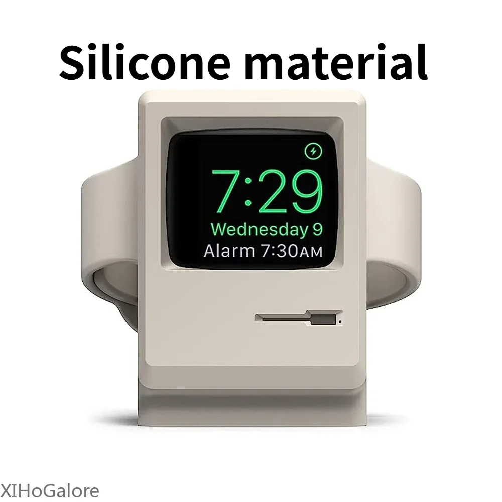 Retro Computer Pattern Silicon - Watch Charging Dock avis et prix