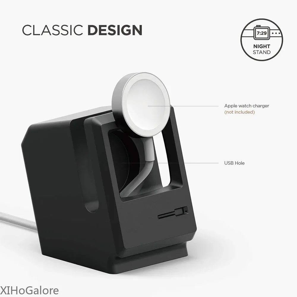 Retro Computer Pattern Silicon - Watch Charging Dock avis et prix
