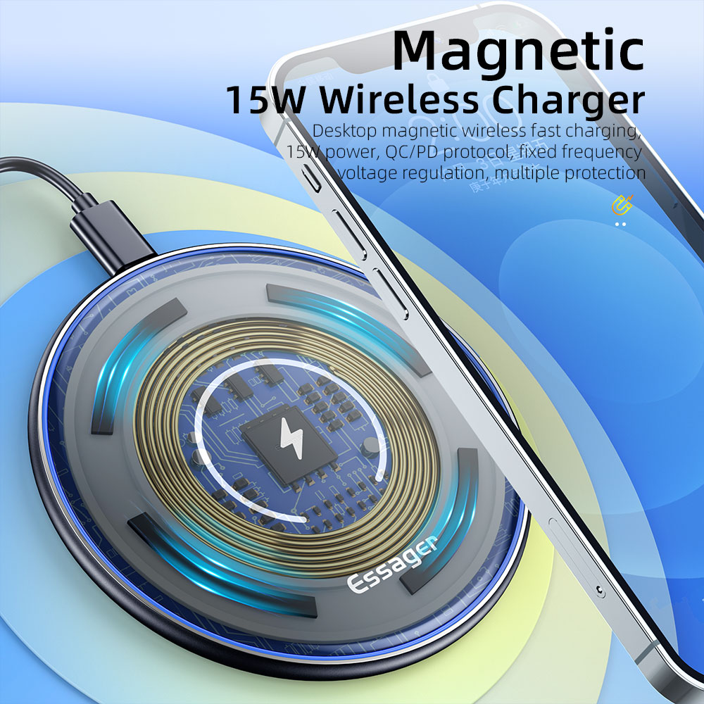 Essager 15W Fast Wireless Char - Wireless Charger Watch avis et prix