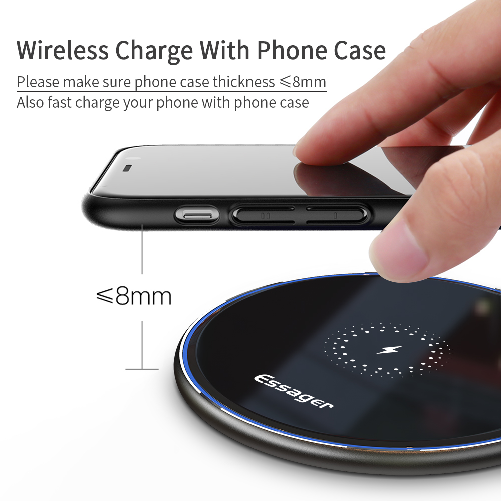 Essager 15W Fast Wireless Char - Wireless Charger Watch avis et prix