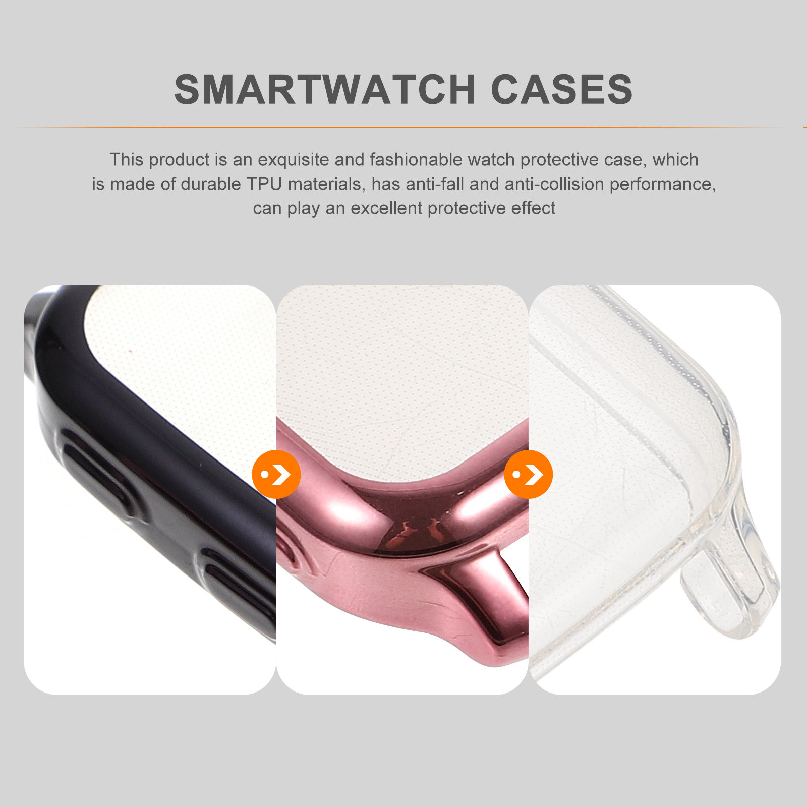 3Pcs Fashionable Tpu Watch Pro - Smartwatch Case avis et prix